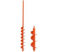 BeneLabel Broca de Barrena para Jardín, 81x5.1cm & 31x7.6cm Broca de Taladro Espiral Barrena para Postes Valla Jardinera Taladro para Columna Buzón Cama/Sembrado/Valla, Se Adapta Hexágono de 10mm