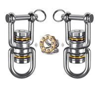 BeneLabel Columpio giratorio resistente - Dispositivo de rotación de 360° de acero inoxidable para columpio de árbol telaraña, yoga aéreo, silla hamaca, suave, seguro y duradero - Capacidad de 770