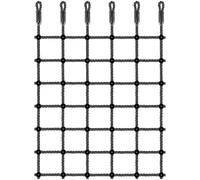 Benelabel Pórtico de escalada, red de escalada juego escalera cuerda nylon juegos al aire libre, columpio para niños, zona de juegos, cabaña, accesorios de entrenamiento, 196 x 125cm