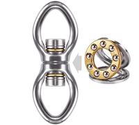 BeneLabel Swing Swivel with 2 Bearing,Safest Rotational Device Hanging Accessory for Aerial Silks Dance, Web Tree Swing, Children's Swing, Yoga Swing Sets Hanging Hammock, 800LB Capacity..