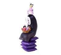 Benelic Ensky - Spirited Away - No-Face Nosechara Assortment Stacking Figure, Studio Ghibli Via Bandai Official Merchandise