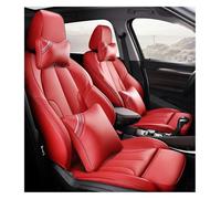 BENELKZAFA Juegos Cubreasientos Protectores para BMW para 3 Series 316i 318i 320i 325i 323i E46 E92 F30 F80 F34 E90 Accesorios Coche Protectores Asientos Fundas Asiento Personalizadas Cuero(Red Lux)