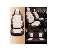 BENELKZAFA Juegos Cubreasientos Protectores para Seat para Leon MK2 para Toyota para Yaris para Trafic 3 para W211 para Kia para Soul Juego Completo Fundas para Asientos Coche(Coffee White)