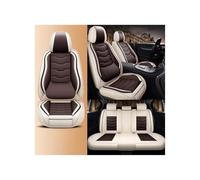 BENELKZAFA Juegos Cubreasientos Protectores para Seat para Leon MK2 para Toyota para Yaris para Trafic 3 para W211 para Kia para Soul Juego Completo Fundas para Asientos Coche(White Coffee)