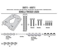 BENELLI TRK502 X 20>21 ADAPTADOR PARA MALETA GIVI SR8711