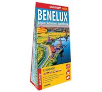 Benelux 1/500.000 (carte grand format laminée) (Carte Laminée Routière et Tour)