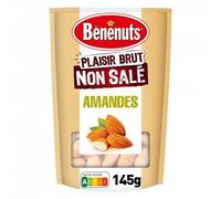 Benenuts - Almendras crudas, sin sal, 145 g - Tres artículos