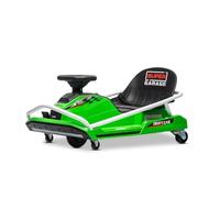 Beneo Motors Kart Eléctrico Drift 24V, verde, motor brushless de 300W, batería de litio, modo drift con velocidad de hasta 14 km/h, chasis de acero resistente, cinturón de seguridad, asiento deportivo