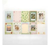 BENEPISYO 10 recortes estéticos para marco de álbumes de recortes, bordes decorativos estéticos para Polaroid Mini, bonitos accesorios para diario, planificador, manualidades de diario (10 patrones