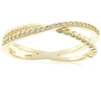 Beneto Anillo Gold Plated Double Ring with Silver AGG196 - Circuit: 58 mm sBE0450-58 Marca