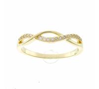 Beneto Anillo Gold-Plated Silver Ring with AGG192 Crystals - Circuit: 58 mm sBE0404-58 Marca