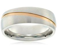Beneto Anillo Ladies Bicolor Wedding Ring Made of Steel SPD07 - Circuit: 50 mm sBE0486-50 Marca