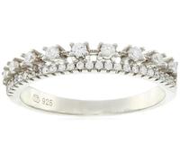 Beneto Anillo Luxury Silver Ring with Clear zircons AGG409 - Circuit: 56 mm sBE1408-56 Marca