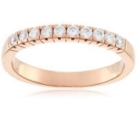 Beneto Anillo Pink Gold-Plated Silver Ring with AGG188 Crystals - Circuit: 56 mm sBE0354-56 Marca