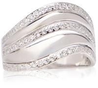 Beneto Anillo Silver Ring with zircons AGG329 - Circuit: 62 mm sBE0652-62 Marca