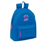 BENETTON BASICS Mochila Day Pack AZULINA Infantil 33x15x42 cm, cómoda y resistente