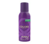 Benetton, colors purple, long-lasting, floral, deodorant spray, for wo
