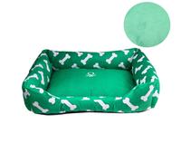 Benetton cuna Talla S invierno Verde Huesos