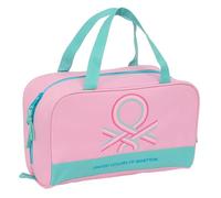 BENETTON DOLCE - Neceser Rectangular con Asa, Neceser Infantil, Adaptable a Carro, Ideal para Niños de 5 a 14 Años, Cómodo y Versátil, Calidad y Resistencia, 31x14x19 cm