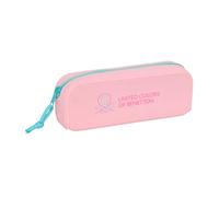 Benetton Dolce - Portatodo Cuadrado Silicona, Estuche Infantil, Estuche Niño, Ideal para Niños en Edad Escolar, Cómodo y Versátil, Calidad y Resistencia, 18.5x5.5x7.5 cm