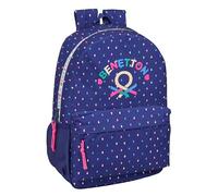 BENETTON DROP - Mochila Escolar Infantil, Ideal para Niños de Diferentes Edades, Cómoda y Versátil, Calidad y Resistencia, 30x14x46 cm