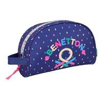 Benetton Drop - Neceser Escolar Infantil Pequeño con Asa, Neceser Infantil, Adaptable a Carro, Ideal para Niños de 5 a 14 Años, Cómodo y Versátil, Calidad y Resistencia, 28x10x18 cm