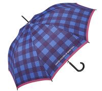 Benetton Long - Paraguas automático tipo bastón, con diseño de lunares, 105 cm
