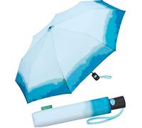 Benetton Paraguas de bolsillo, tamaño mini, automático, de lunares, 95 cm