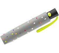 Benetton Paraguas de bolsillo, tamaño mini, automático, de lunares, 95 cm