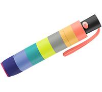 Benetton Paraguas de bolsillo, tamaño mini, automático, de lunares, 95 cm