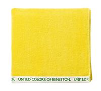 Benetton Toalla DE Playa 90X160CM 380GSM 100% ALGODÓN Velour Amarillo Rainbow, BE142