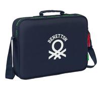 BENETTON TOGETHER - Cartera Extraescolares, Maletín Portatodo, Bandolera, Cómoda y Versátil, Calidad y Resistencia, 38x6x28 cm