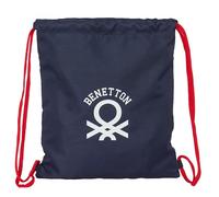 BENETTON TOGETHER - Mochila Saco Plano Grande, Mochila, Ideal para Niños de Diferentes Edades, Cómoda y Versátil, Calidad y Resistencia, 35x40 cm