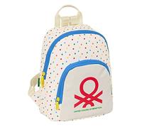 Mini Mochila Benetton Topitos 25 x 30 x 13 cm.