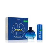 Benetton Tribe Estuche | Precio, Comprar n/a 90 ml Vaporizador + Desodorante Spray 150 ml