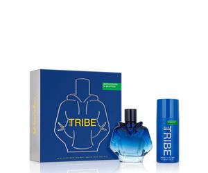 Benetton Tribe Estuche | Precio, Comprar n/a 90 ml Vaporizador + Desodorante Spray 150 ml