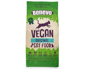 Benevo Alimento Vegano para Gatos (2 kg) Libere el Poder de la Nutrición a Base de Plantas, con nutrientes Esenciales y vitaminas A, B, D, E y K, Alimento para Gatos galardonado