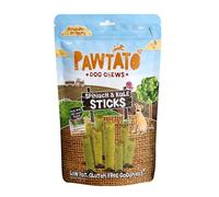Benevo Golosinas veganas para perros, hueso de batata Pawtato Stick Spinach & Kale (relleno), 6 unidades (6 x 120 g)