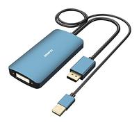 BENFEI Adaptador Activo DisplayPort a DVI de Doble Enlace, convertidor Displayport para computadora portátil a Monitor DVI D, soporta 4K @30Hz, 2K @60Hz, 1080P @60Hz