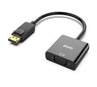 BENFEI Adaptador DisplayPort a VGA, convertidor DP a VGA Cable Chapado en Oro Macho a Hembra para Lenovo, DELL, HP, ASUS