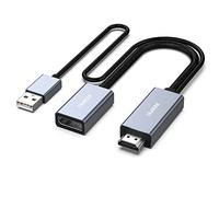 BENFEI - Adaptador HDMI a DisplayPort, convertidor HDMI a DisplayPort 4K@60Hz 2K@144Hz 1080P @165Hz, Compatible con Tarjeta gráfica PC portátil PS5 Xbox One (360)