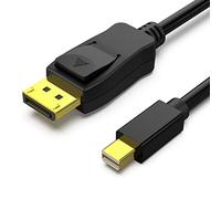 BENFEI Cable Mini DisplayPort a DisplayPort de 1,8 metros, Mini DP (compatible con Thunderbolt) a DP macho a macho, cable chapado en oro, soporta 4K a 60Hz, 2K a 144Hz