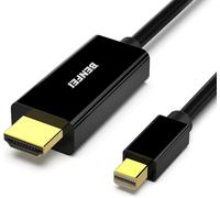 BENFEI Cable Mini DisplayPort a HDMI, 2 Paquete 1,83 Metros Mini DP a HDMI (Compatible con Thunderbolt) para MacBook Air/Pro, Surface Pro/Dock, Monitor, proyector