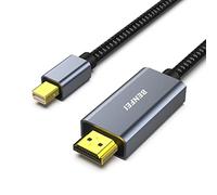 BENFEI Cable Mini DisplayPort a HDMI 3M [4K a 30 Hz, carcasa de aluminio, trenzado de nailon] Compatible con MacBook Air/Pro, Microsoft Surface Pro/Dock, monitor, proyector y más