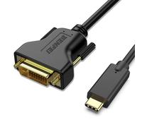 BENFEI Cable USB C a DVI, 0,9 m USB Tipo-C a DVI (Thunderbolt 3) compatible con MacBook Pro 2019/2018/2017, Samsung Galaxy S9 / S8, Surface Book 2, Dell XPS 13/15, Pixelbook y más