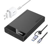 BENFEI Carcasa Disco Duro SATA HDD/SSD 3.5"/2.5"(hasta 20TB), USB 3.0 6 Gbps con UASP, diseño sin Herramientas, Plug & Play, Compatible con Windows/macOS/Linux y PS4