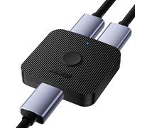BENFEI Conmutador HDMI, conmutador HDMI 4K 2 entradas 1 Salida, 1 Entrada 2 Salidas, soporta 4K 3D HD 1080P Compatible con Firestick, Xbox PS4 Roku HDTV