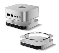 BENFEI Dock para Mac Mini M4, Soporte para Mac Mini M4 con Caja para SSD NVMe, Hub DisplayPort 4K para Mac Mini M4 y M4 Pro (2024), 10 Gbps 1 x USB-C y 1 x USB-A 3.2, 5 Gbps 3 x USB-A 3.0, SD/TF