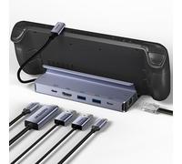 BENFEI Docking Station para Steam Deck, Base de Acoplamiento para Steam Deck (OLED)/ROG Ally, Hub USB C 6 en 1 con HDMI 4K@60Hz, Ethernet 1Gbps, 1xUSB C, 2X USB 3.0, Carga PD 100W