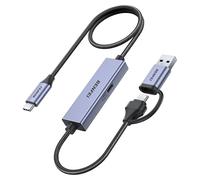 BENFEI USB C Tarjeta Capturadora de Video/Audio Soporta Full HD 1080P 60FPS para Streaming, grabación, Juegos, Compatible con Switch, PS4, PS5, Xbox, Funciona con PC/Windows/Mac OS